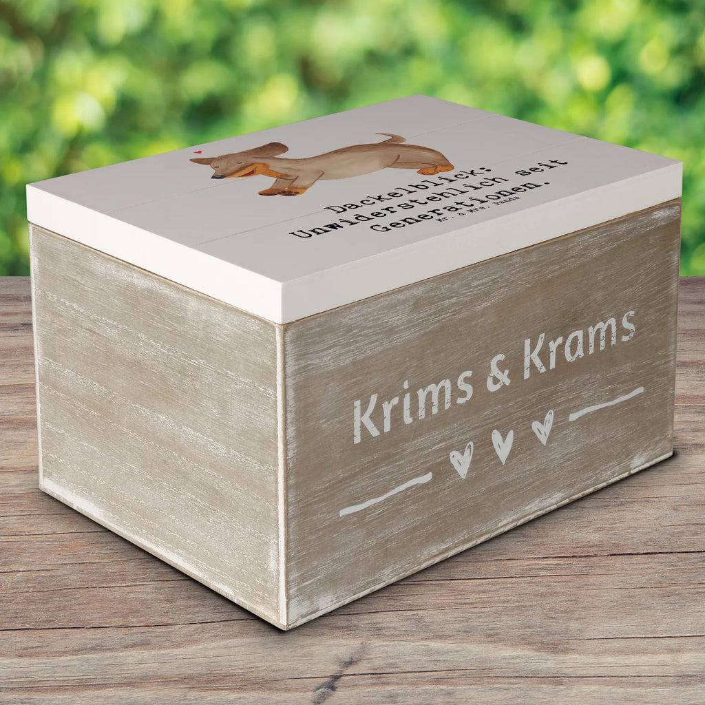 Holzkiste Kurzhaardackel Dackelblick Holzkiste, Kiste, Schatzkiste, Truhe, Schatulle, XXL, Erinnerungsbox, Erinnerungskiste, Dekokiste, Aufbewahrungsbox, Geschenkbox, Geschenkdose, Hund, Hunderasse, Rassehund, Hundebesitzer, Geschenk, Tierfreund, Schenken, Welpe