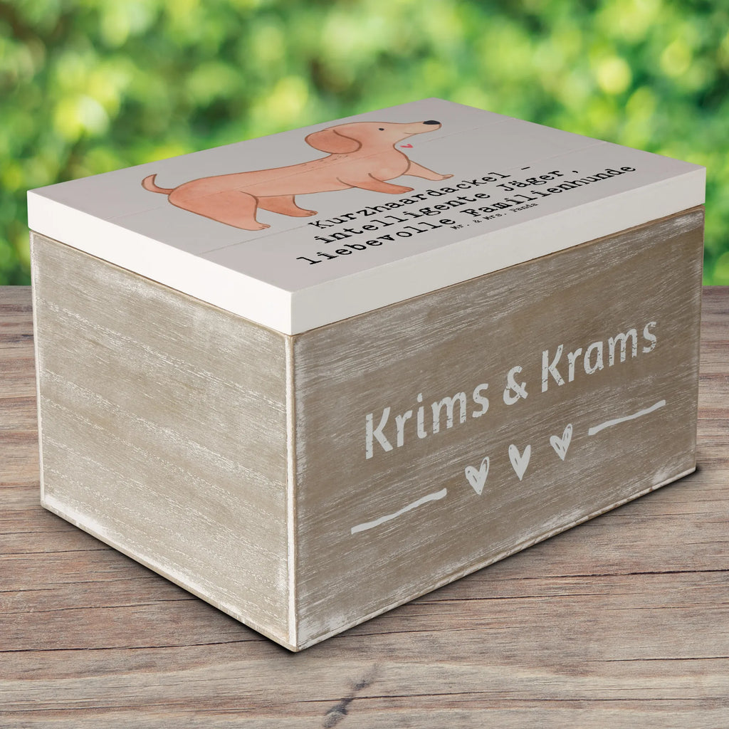 Holzkiste Kurzhaardackel Liebe Holzkiste, Kiste, Schatzkiste, Truhe, Schatulle, XXL, Erinnerungsbox, Erinnerungskiste, Dekokiste, Aufbewahrungsbox, Geschenkbox, Geschenkdose, Hund, Hunderasse, Rassehund, Hundebesitzer, Geschenk, Tierfreund, Schenken, Welpe