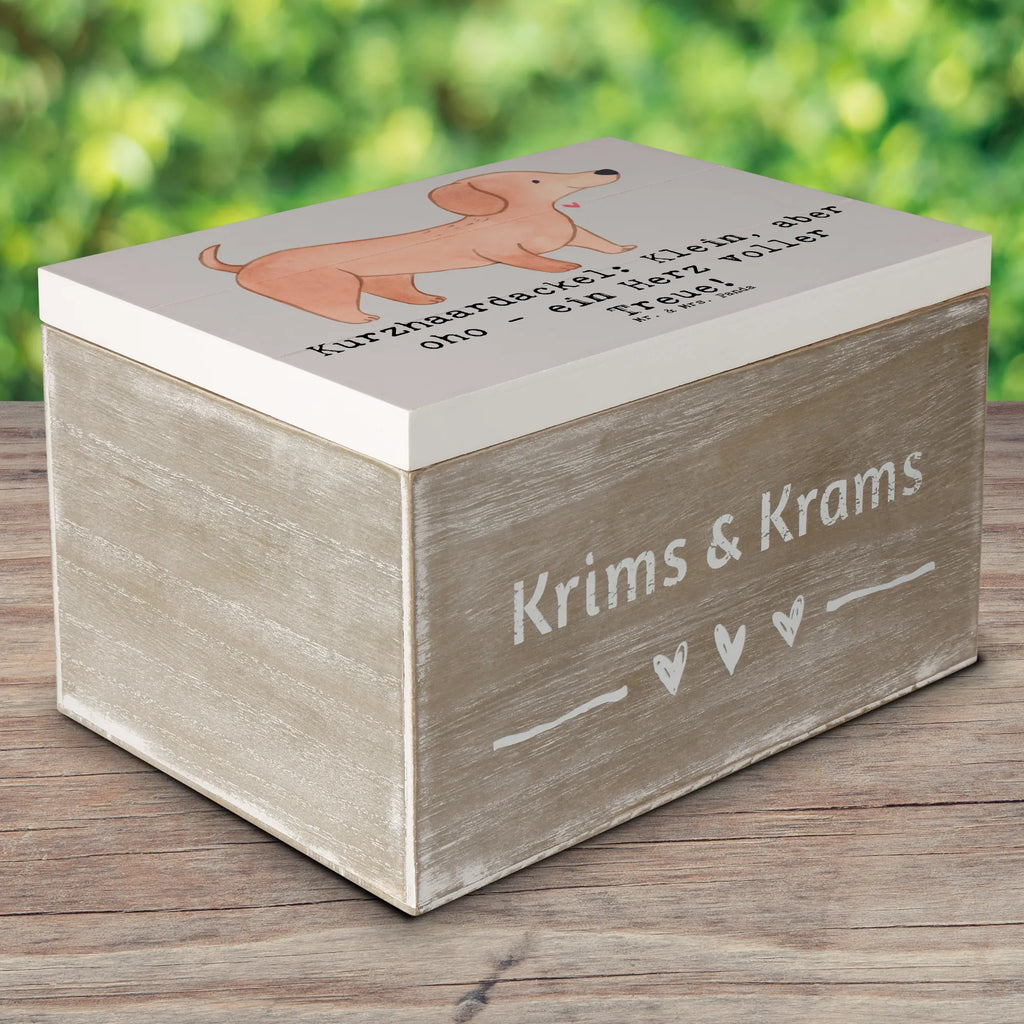 Holzkiste Kurzhaardackel Herz Holzkiste, Kiste, Schatzkiste, Truhe, Schatulle, XXL, Erinnerungsbox, Erinnerungskiste, Dekokiste, Aufbewahrungsbox, Geschenkbox, Geschenkdose, Hund, Hunderasse, Rassehund, Hundebesitzer, Geschenk, Tierfreund, Schenken, Welpe