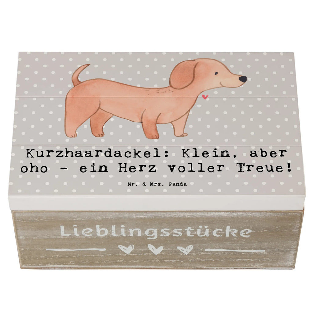 Holzkiste Kurzhaardackel Herz Holzkiste, Kiste, Schatzkiste, Truhe, Schatulle, XXL, Erinnerungsbox, Erinnerungskiste, Dekokiste, Aufbewahrungsbox, Geschenkbox, Geschenkdose, Hund, Hunderasse, Rassehund, Hundebesitzer, Geschenk, Tierfreund, Schenken, Welpe