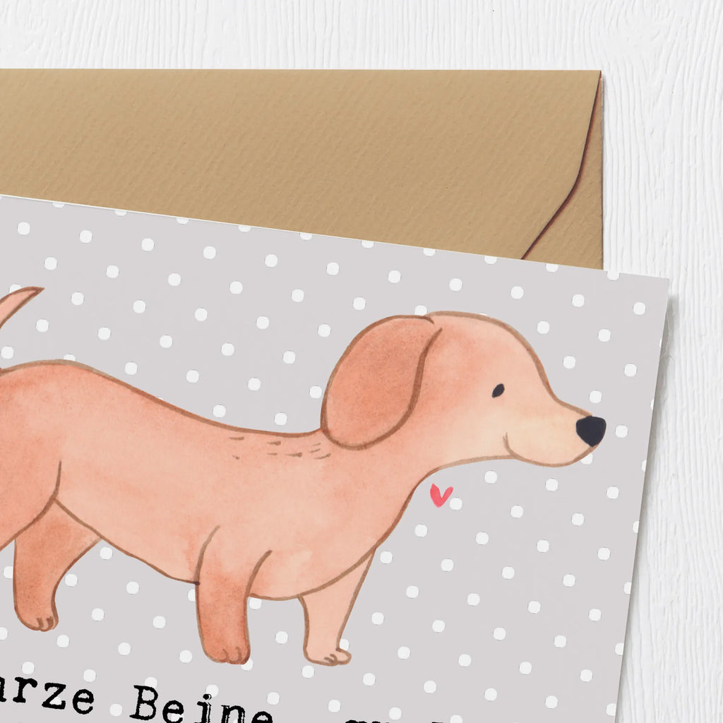 Deluxe Karte Kurzhaardackel Herz Karte, Grußkarte, Klappkarte, Einladungskarte, Glückwunschkarte, Hochzeitskarte, Geburtstagskarte, Hochwertige Grußkarte, Hochwertige Klappkarte, Hund, Hunderasse, Rassehund, Hundebesitzer, Geschenk, Tierfreund, Schenken, Welpe