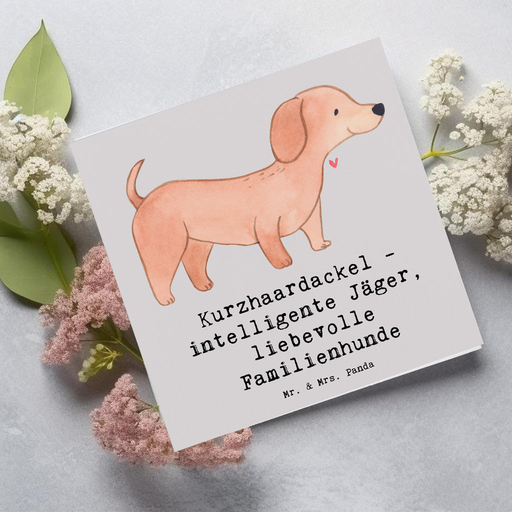 Deluxe Karte Kurzhaardackel Liebe Karte, Grußkarte, Klappkarte, Einladungskarte, Glückwunschkarte, Hochzeitskarte, Geburtstagskarte, Hochwertige Grußkarte, Hochwertige Klappkarte, Hund, Hunderasse, Rassehund, Hundebesitzer, Geschenk, Tierfreund, Schenken, Welpe