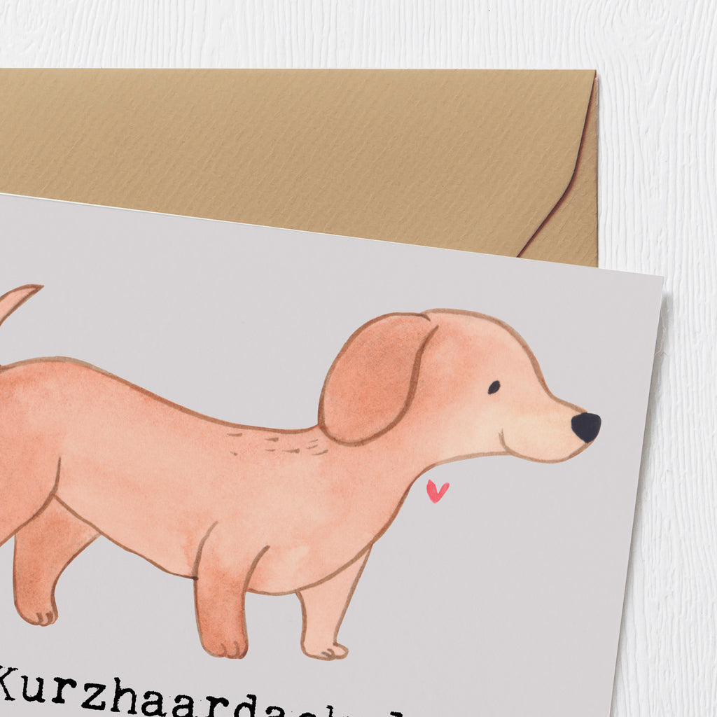 Deluxe Karte Kurzhaardackel Liebe Karte, Grußkarte, Klappkarte, Einladungskarte, Glückwunschkarte, Hochzeitskarte, Geburtstagskarte, Hochwertige Grußkarte, Hochwertige Klappkarte, Hund, Hunderasse, Rassehund, Hundebesitzer, Geschenk, Tierfreund, Schenken, Welpe