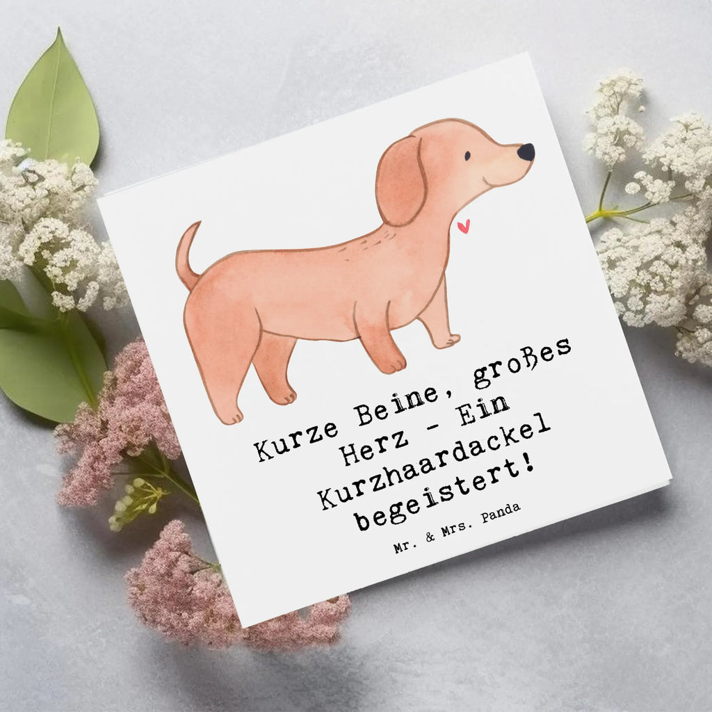 Deluxe Karte Kurzhaardackel Herz Karte, Grußkarte, Klappkarte, Einladungskarte, Glückwunschkarte, Hochzeitskarte, Geburtstagskarte, Hochwertige Grußkarte, Hochwertige Klappkarte, Hund, Hunderasse, Rassehund, Hundebesitzer, Geschenk, Tierfreund, Schenken, Welpe