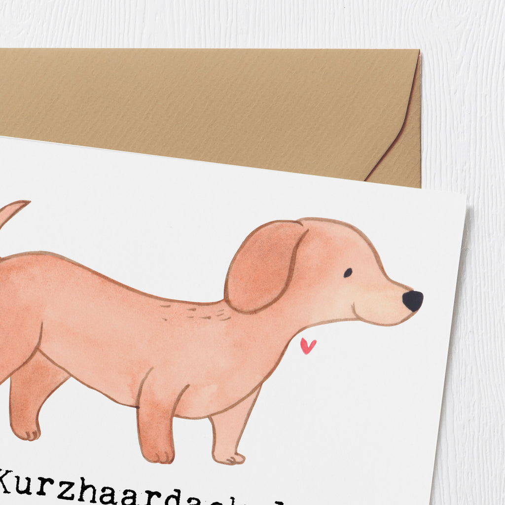 Deluxe Karte Kurzhaardackel Liebe Karte, Grußkarte, Klappkarte, Einladungskarte, Glückwunschkarte, Hochzeitskarte, Geburtstagskarte, Hochwertige Grußkarte, Hochwertige Klappkarte, Hund, Hunderasse, Rassehund, Hundebesitzer, Geschenk, Tierfreund, Schenken, Welpe