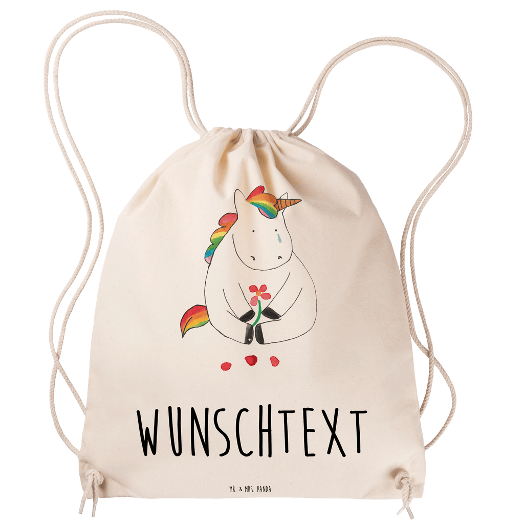 Personalisierter Sportbeutel Einhorn Traurig Personalisierter Sportbeutel, Personalisierter Beutel, Personalisierte Sporttasche, Personalisierter Tasche, Personalisierter Stoffbeutel, Personalisierter Sportbeutel Kinder, Sportbeutel mit Namen, Turnbeutel mit Namen, Beutel mit Namen, Sporttasche mit Namen, Tasche mit Namen, Stoffbeutel mit Namen, Sportbeutel Kinder mit Namen, Wunschtext, Wunschnamen, Personalisierbar, Personalisierung, Einhorn, Einhörner, Einhorn Deko, Pegasus, Unicorn, Glitzer, Trösten. Freundschaft, Freunde, Liebe, Trauer, Grußkarte, Blume