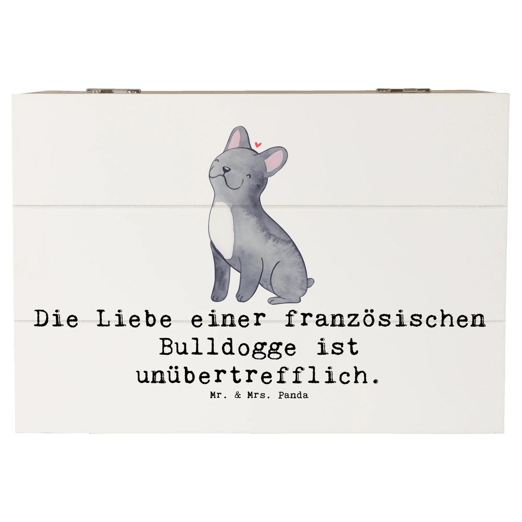 Holzkiste Spruch Französische Bulldogge Liebe Holzkiste, Kiste, Schatzkiste, Truhe, Schatulle, XXL, Erinnerungsbox, Erinnerungskiste, Dekokiste, Aufbewahrungsbox, Geschenkbox, Geschenkdose, Hund, Hunderasse, Rassehund, Hundebesitzer, Geschenk, Tierfreund, Schenken, Welpe