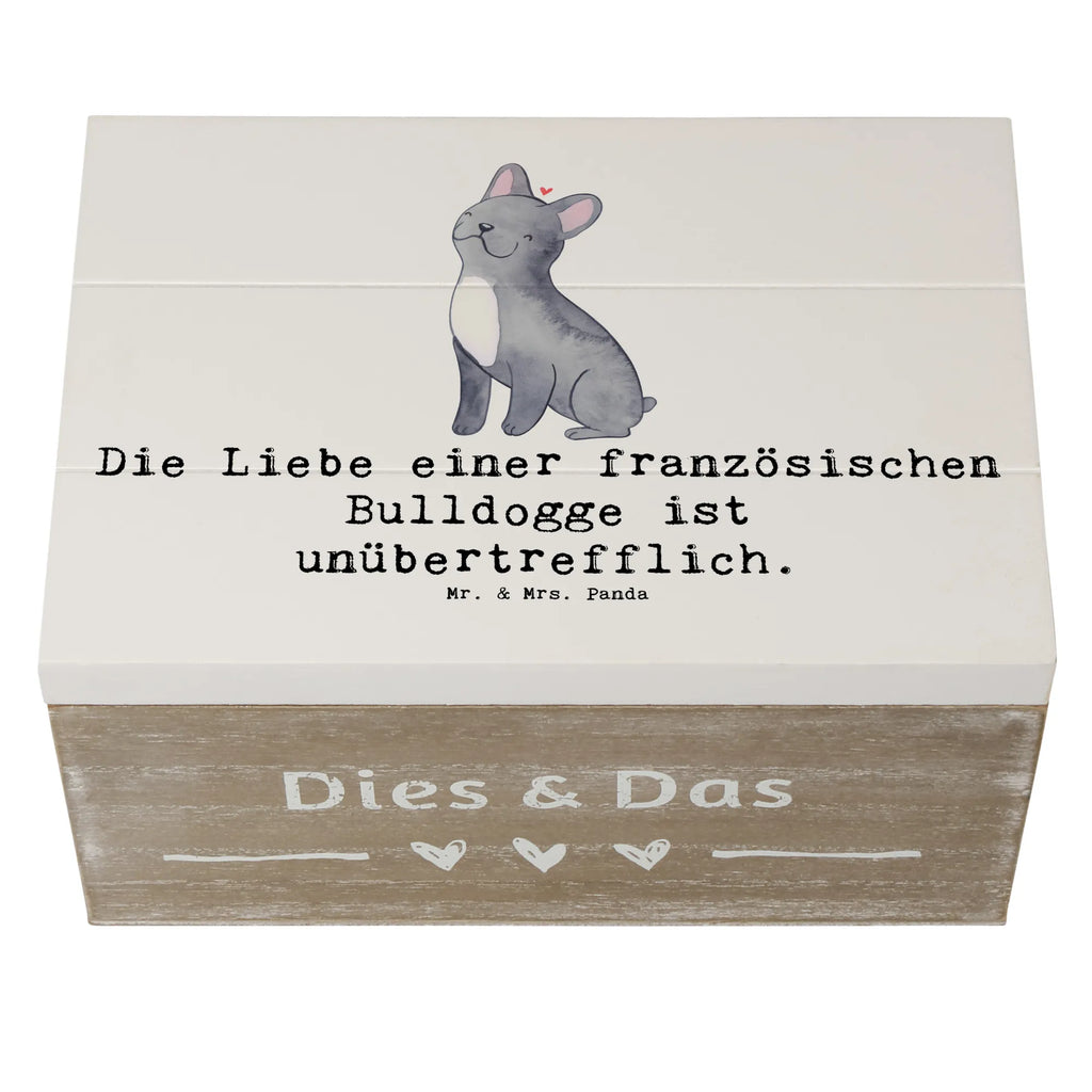 Holzkiste Spruch Französische Bulldogge Liebe Holzkiste, Kiste, Schatzkiste, Truhe, Schatulle, XXL, Erinnerungsbox, Erinnerungskiste, Dekokiste, Aufbewahrungsbox, Geschenkbox, Geschenkdose, Hund, Hunderasse, Rassehund, Hundebesitzer, Geschenk, Tierfreund, Schenken, Welpe