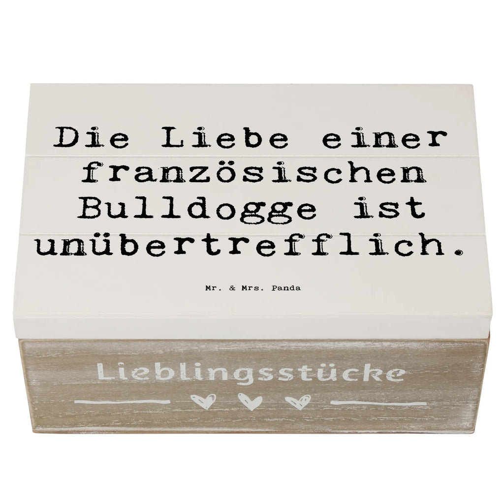 Holzkiste Spruch Französische Bulldogge Liebe Holzkiste, Kiste, Schatzkiste, Truhe, Schatulle, XXL, Erinnerungsbox, Erinnerungskiste, Dekokiste, Aufbewahrungsbox, Geschenkbox, Geschenkdose, Hund, Hunderasse, Rassehund, Hundebesitzer, Geschenk, Tierfreund, Schenken, Welpe