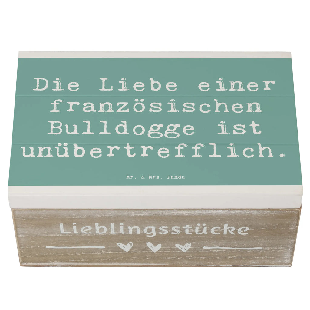 Holzkiste Spruch Französische Bulldogge Liebe Holzkiste, Kiste, Schatzkiste, Truhe, Schatulle, XXL, Erinnerungsbox, Erinnerungskiste, Dekokiste, Aufbewahrungsbox, Geschenkbox, Geschenkdose, Hund, Hunderasse, Rassehund, Hundebesitzer, Geschenk, Tierfreund, Schenken, Welpe