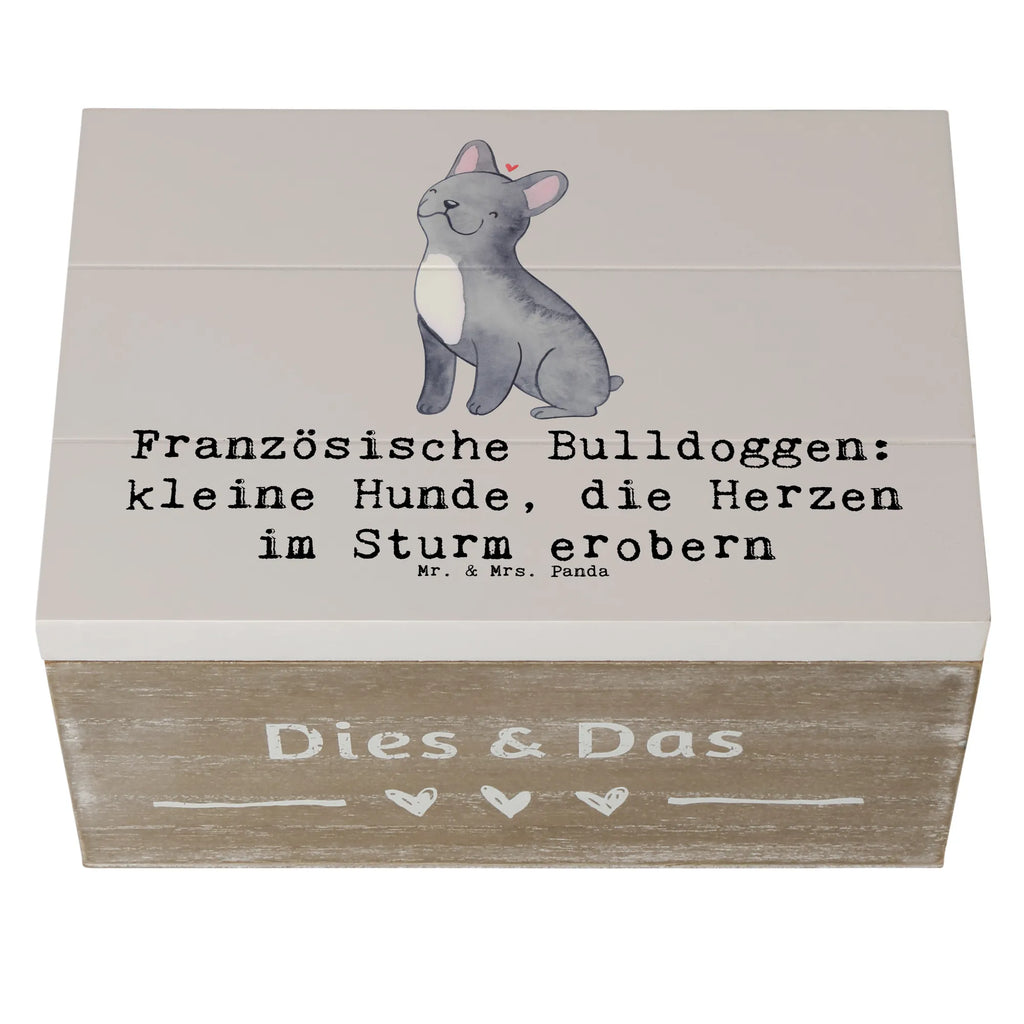 Holzkiste Französische Bulldogge Holzkiste, Kiste, Schatzkiste, Truhe, Schatulle, XXL, Erinnerungsbox, Erinnerungskiste, Dekokiste, Aufbewahrungsbox, Geschenkbox, Geschenkdose, Hund, Hunderasse, Rassehund, Hundebesitzer, Geschenk, Tierfreund, Schenken, Welpe