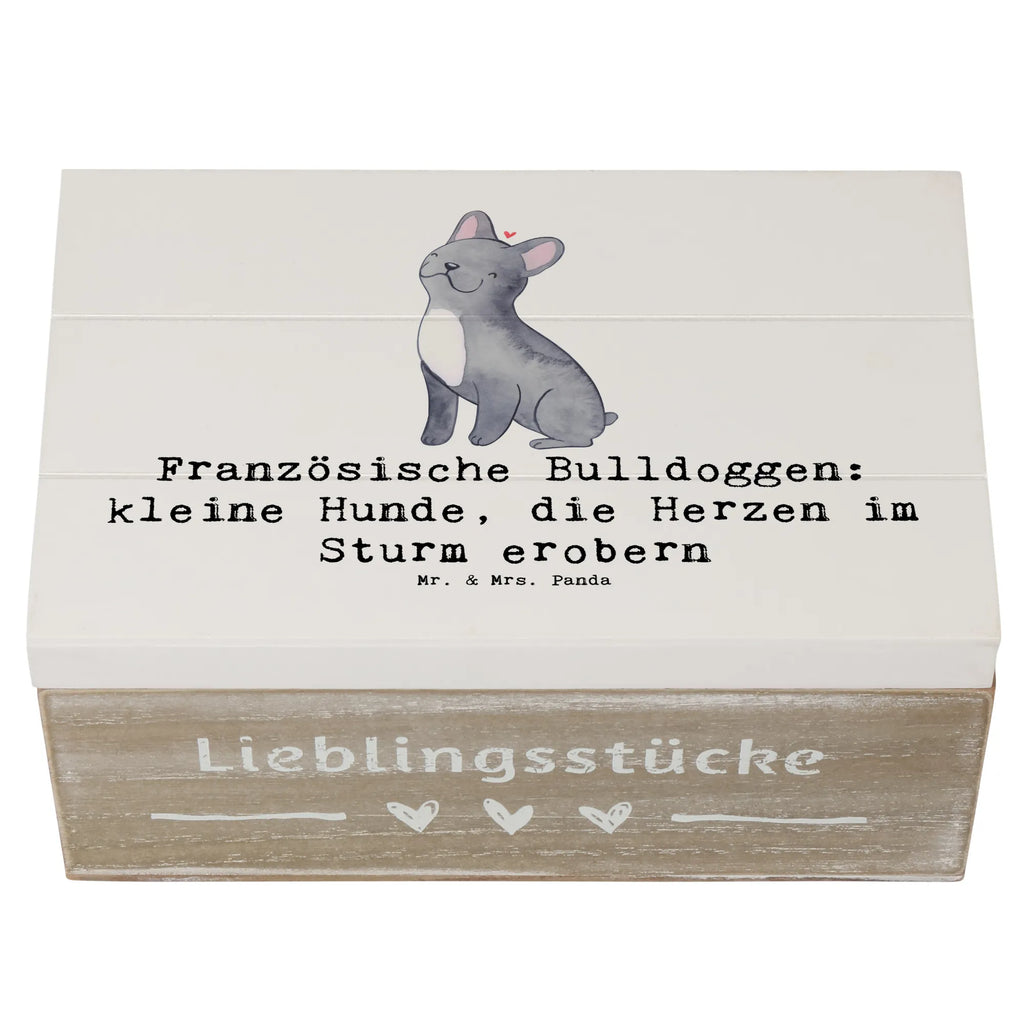 Holzkiste Französische Bulldogge Holzkiste, Kiste, Schatzkiste, Truhe, Schatulle, XXL, Erinnerungsbox, Erinnerungskiste, Dekokiste, Aufbewahrungsbox, Geschenkbox, Geschenkdose, Hund, Hunderasse, Rassehund, Hundebesitzer, Geschenk, Tierfreund, Schenken, Welpe