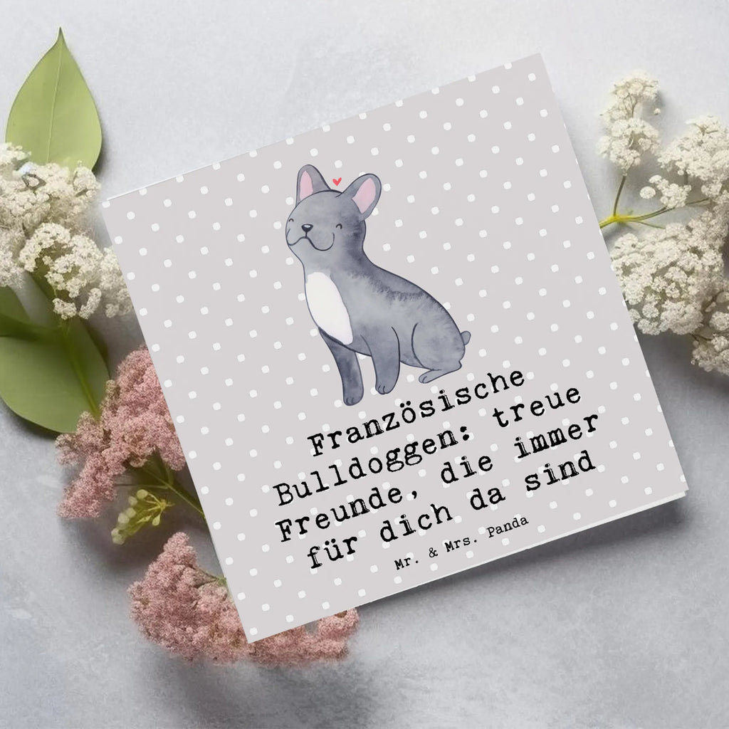 Deluxe Karte Französische Bulldogge Freund Karte, Grußkarte, Klappkarte, Einladungskarte, Glückwunschkarte, Hochzeitskarte, Geburtstagskarte, Hochwertige Grußkarte, Hochwertige Klappkarte, Hund, Hunderasse, Rassehund, Hundebesitzer, Geschenk, Tierfreund, Schenken, Welpe