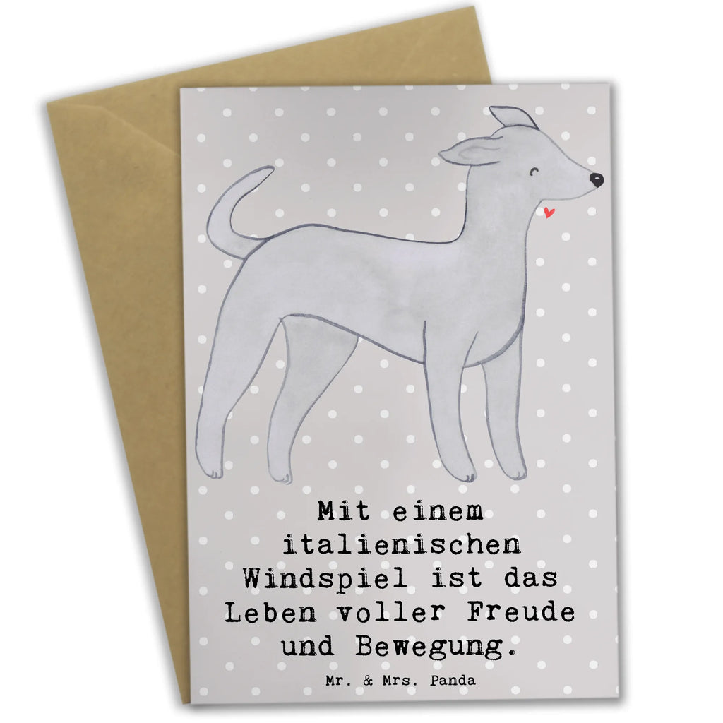 Grußkarte Italienisches Windspiel Glück Grußkarte, Klappkarte, Einladungskarte, Glückwunschkarte, Hochzeitskarte, Geburtstagskarte, Karte, Ansichtskarten, Hund, Hunderasse, Rassehund, Hundebesitzer, Geschenk, Tierfreund, Schenken, Welpe