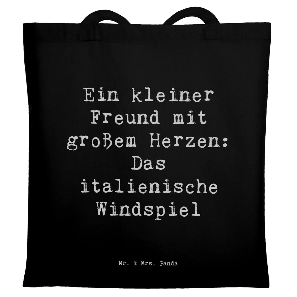 Tragetasche Spruch Italienisches Windspiel Beuteltasche, Beutel, Einkaufstasche, Jutebeutel, Stoffbeutel, Tasche, Shopper, Umhängetasche, Strandtasche, Schultertasche, Stofftasche, Tragetasche, Badetasche, Jutetasche, Einkaufstüte, Laptoptasche, Hund, Hunderasse, Rassehund, Hundebesitzer, Geschenk, Tierfreund, Schenken, Welpe