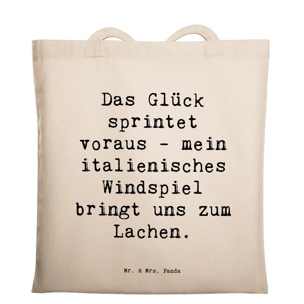 Tragetasche Spruch Italienisches Windspiel Glück Beuteltasche, Beutel, Einkaufstasche, Jutebeutel, Stoffbeutel, Tasche, Shopper, Umhängetasche, Strandtasche, Schultertasche, Stofftasche, Tragetasche, Badetasche, Jutetasche, Einkaufstüte, Laptoptasche, Hund, Hunderasse, Rassehund, Hundebesitzer, Geschenk, Tierfreund, Schenken, Welpe