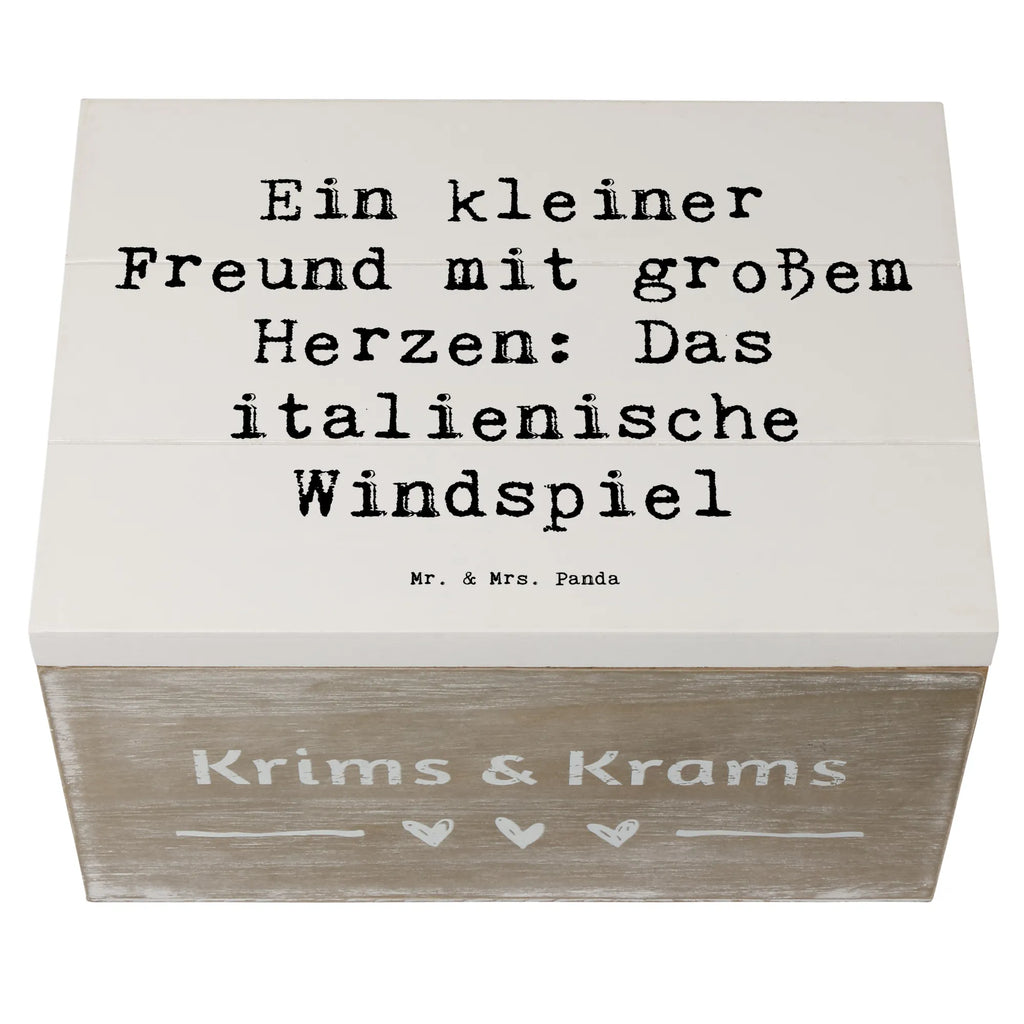 Holzkiste Spruch Italienisches Windspiel Holzkiste, Kiste, Schatzkiste, Truhe, Schatulle, XXL, Erinnerungsbox, Erinnerungskiste, Dekokiste, Aufbewahrungsbox, Geschenkbox, Geschenkdose, Hund, Hunderasse, Rassehund, Hundebesitzer, Geschenk, Tierfreund, Schenken, Welpe