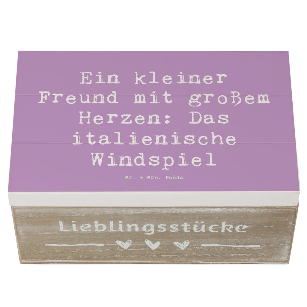 Holzkiste Spruch Italienisches Windspiel Holzkiste, Kiste, Schatzkiste, Truhe, Schatulle, XXL, Erinnerungsbox, Erinnerungskiste, Dekokiste, Aufbewahrungsbox, Geschenkbox, Geschenkdose, Hund, Hunderasse, Rassehund, Hundebesitzer, Geschenk, Tierfreund, Schenken, Welpe