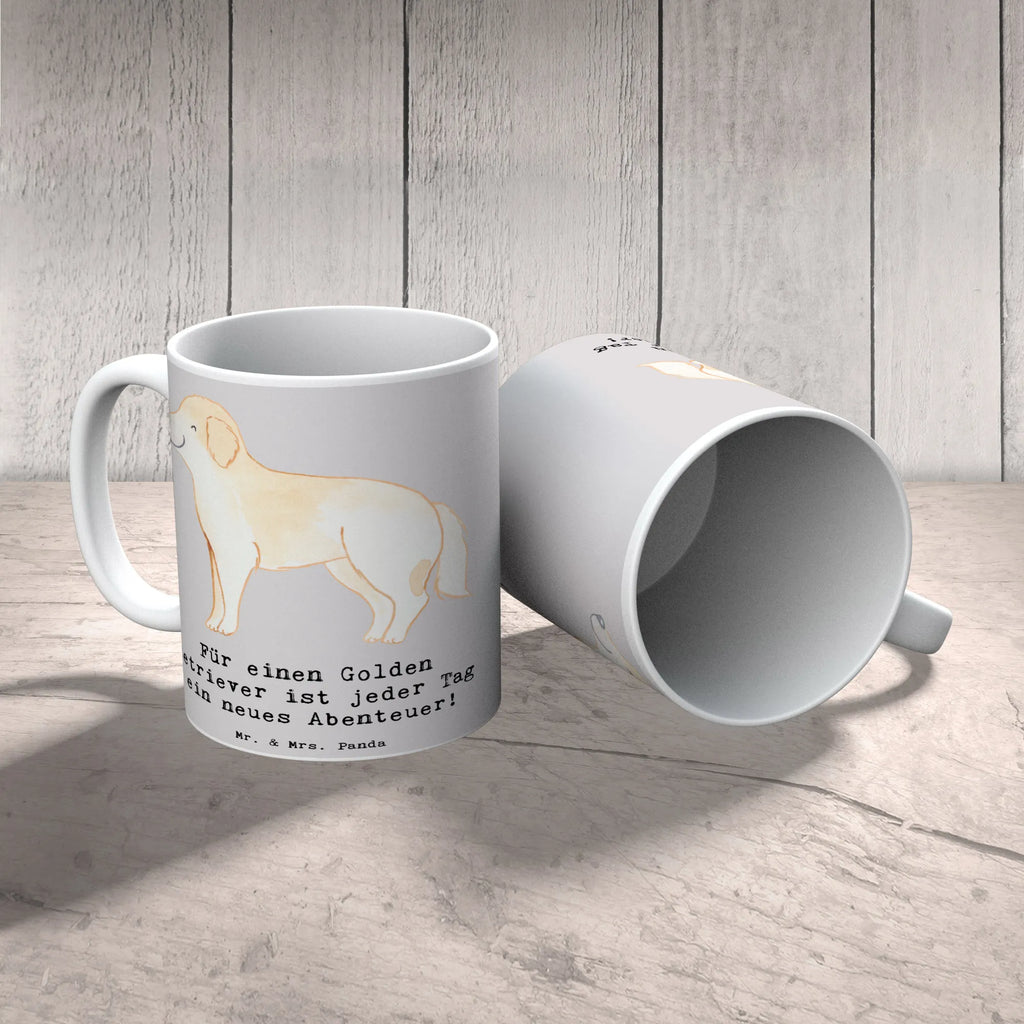 Tasse Golden Retriever Abenteuer Tasse, Kaffeetasse, Teetasse, Becher, Kaffeebecher, Teebecher, Keramiktasse, Porzellantasse, Büro Tasse, Geschenk Tasse, Tasse Sprüche, Tasse Motive, Kaffeetassen, Tasse bedrucken, Designer Tasse, Cappuccino Tassen, Schöne Teetassen, Hund, Hunderasse, Rassehund, Hundebesitzer, Geschenk, Tierfreund, Schenken, Welpe