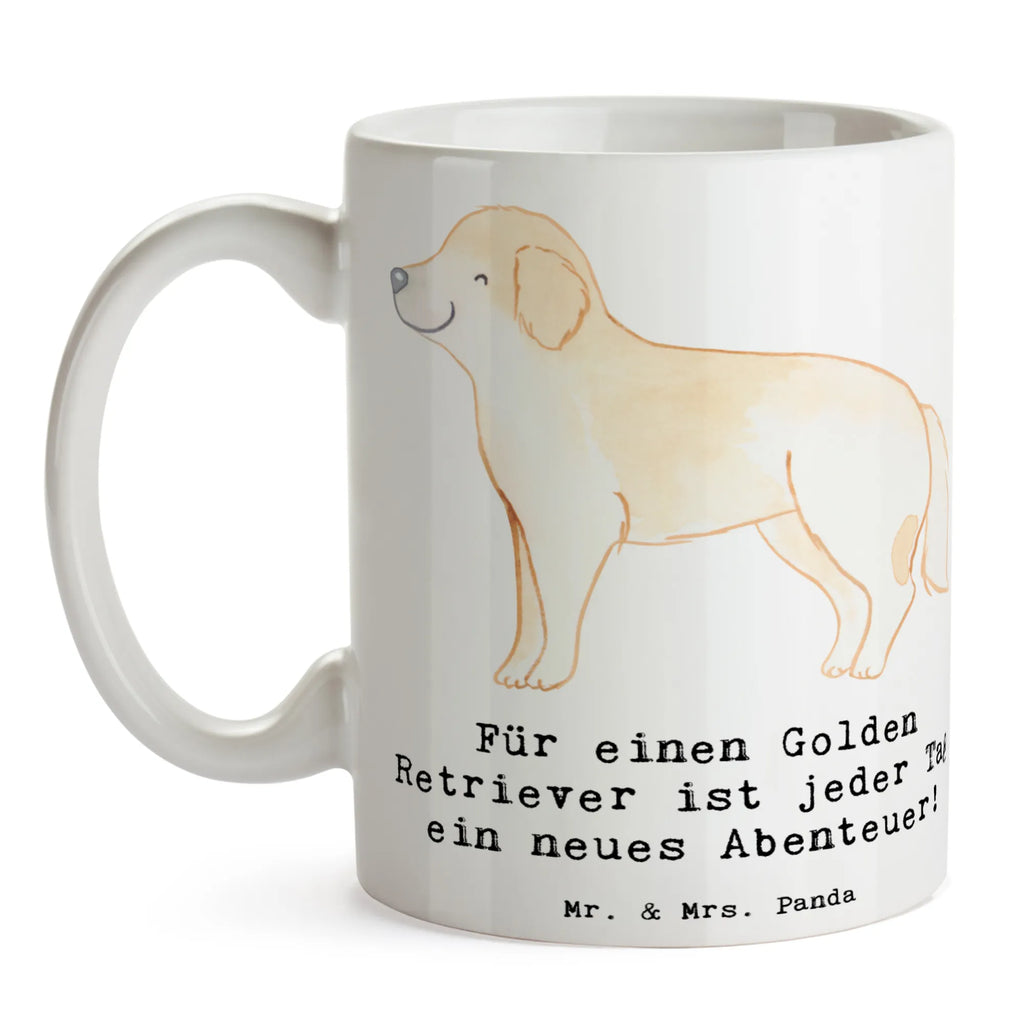 Tasse Golden Retriever Abenteuer Tasse, Kaffeetasse, Teetasse, Becher, Kaffeebecher, Teebecher, Keramiktasse, Porzellantasse, Büro Tasse, Geschenk Tasse, Tasse Sprüche, Tasse Motive, Kaffeetassen, Tasse bedrucken, Designer Tasse, Cappuccino Tassen, Schöne Teetassen, Hund, Hunderasse, Rassehund, Hundebesitzer, Geschenk, Tierfreund, Schenken, Welpe