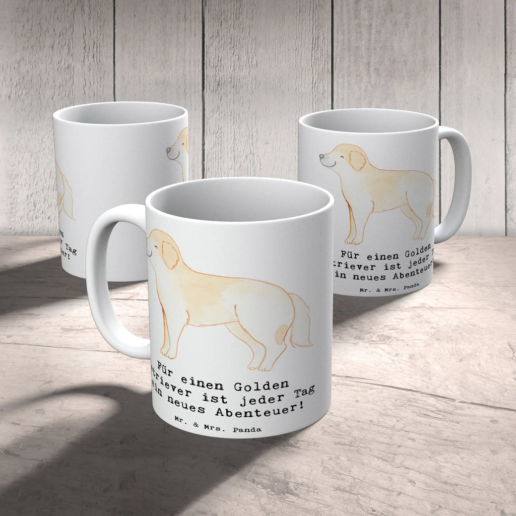 Tasse Golden Retriever Abenteuer Tasse, Kaffeetasse, Teetasse, Becher, Kaffeebecher, Teebecher, Keramiktasse, Porzellantasse, Büro Tasse, Geschenk Tasse, Tasse Sprüche, Tasse Motive, Kaffeetassen, Tasse bedrucken, Designer Tasse, Cappuccino Tassen, Schöne Teetassen, Hund, Hunderasse, Rassehund, Hundebesitzer, Geschenk, Tierfreund, Schenken, Welpe