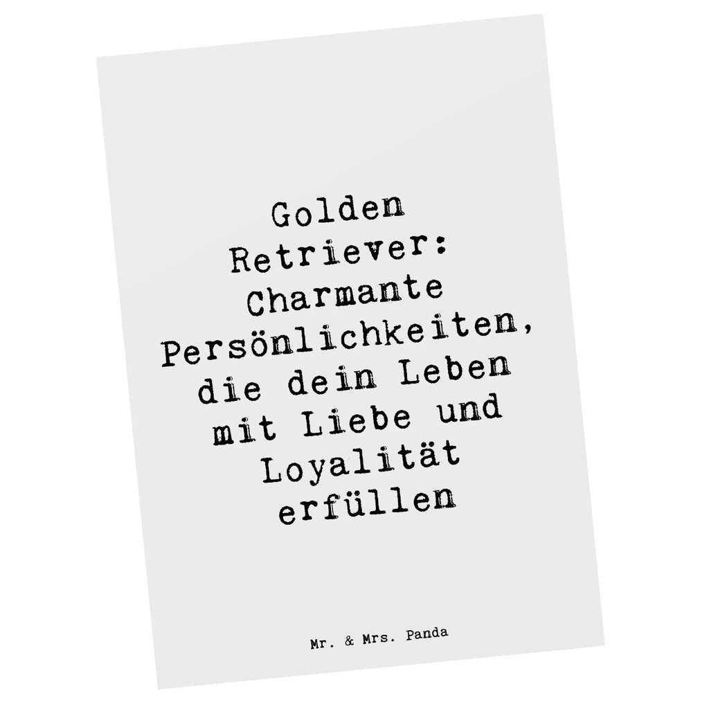 Postkarte Spruch Golden Retriever Charme Postkarte, Karte, Geschenkkarte, Grußkarte, Einladung, Ansichtskarte, Geburtstagskarte, Einladungskarte, Dankeskarte, Ansichtskarten, Einladung Geburtstag, Einladungskarten Geburtstag, Hund, Hunderasse, Rassehund, Hundebesitzer, Geschenk, Tierfreund, Schenken, Welpe