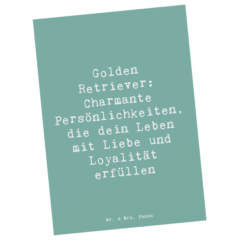 Postkarte Spruch Golden Retriever Charme Postkarte, Karte, Geschenkkarte, Grußkarte, Einladung, Ansichtskarte, Geburtstagskarte, Einladungskarte, Dankeskarte, Ansichtskarten, Einladung Geburtstag, Einladungskarten Geburtstag, Hund, Hunderasse, Rassehund, Hundebesitzer, Geschenk, Tierfreund, Schenken, Welpe