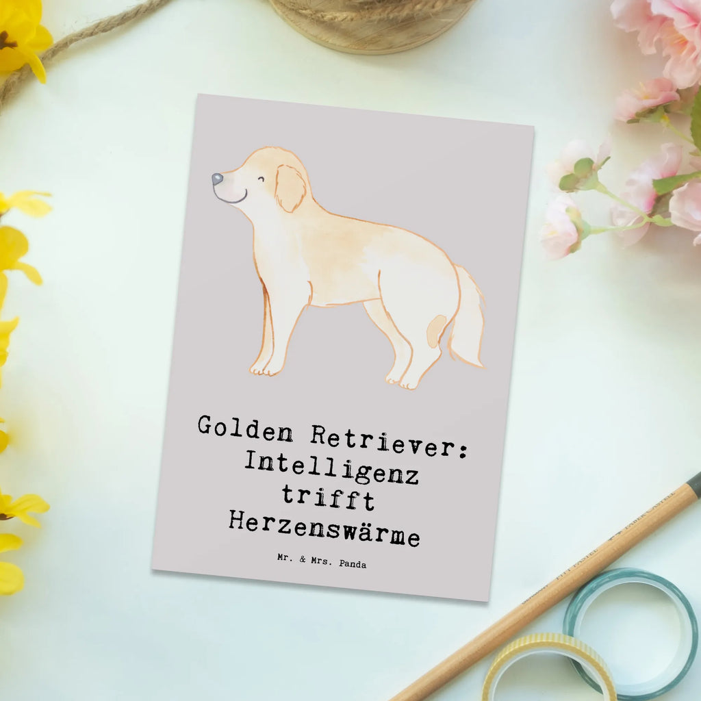 Postkarte Golden Retriever Liebe Postkarte, Karte, Geschenkkarte, Grußkarte, Einladung, Ansichtskarte, Geburtstagskarte, Einladungskarte, Dankeskarte, Ansichtskarten, Einladung Geburtstag, Einladungskarten Geburtstag, Hund, Hunderasse, Rassehund, Hundebesitzer, Geschenk, Tierfreund, Schenken, Welpe