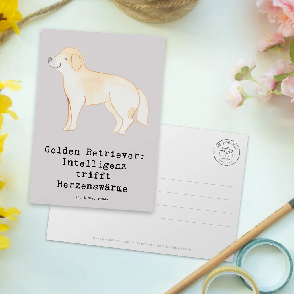 Postkarte Golden Retriever Liebe Postkarte, Karte, Geschenkkarte, Grußkarte, Einladung, Ansichtskarte, Geburtstagskarte, Einladungskarte, Dankeskarte, Ansichtskarten, Einladung Geburtstag, Einladungskarten Geburtstag, Hund, Hunderasse, Rassehund, Hundebesitzer, Geschenk, Tierfreund, Schenken, Welpe