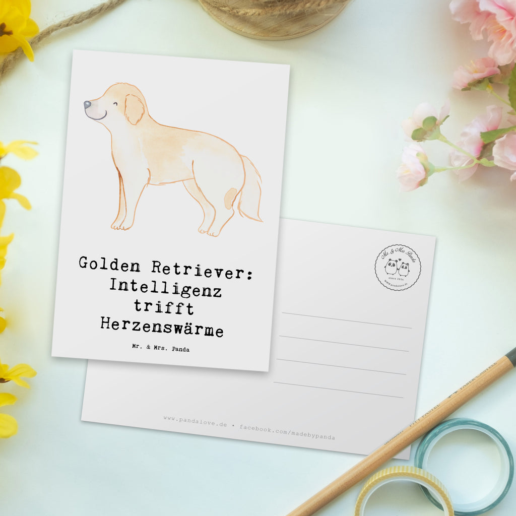 Postkarte Golden Retriever Liebe Postkarte, Karte, Geschenkkarte, Grußkarte, Einladung, Ansichtskarte, Geburtstagskarte, Einladungskarte, Dankeskarte, Ansichtskarten, Einladung Geburtstag, Einladungskarten Geburtstag, Hund, Hunderasse, Rassehund, Hundebesitzer, Geschenk, Tierfreund, Schenken, Welpe