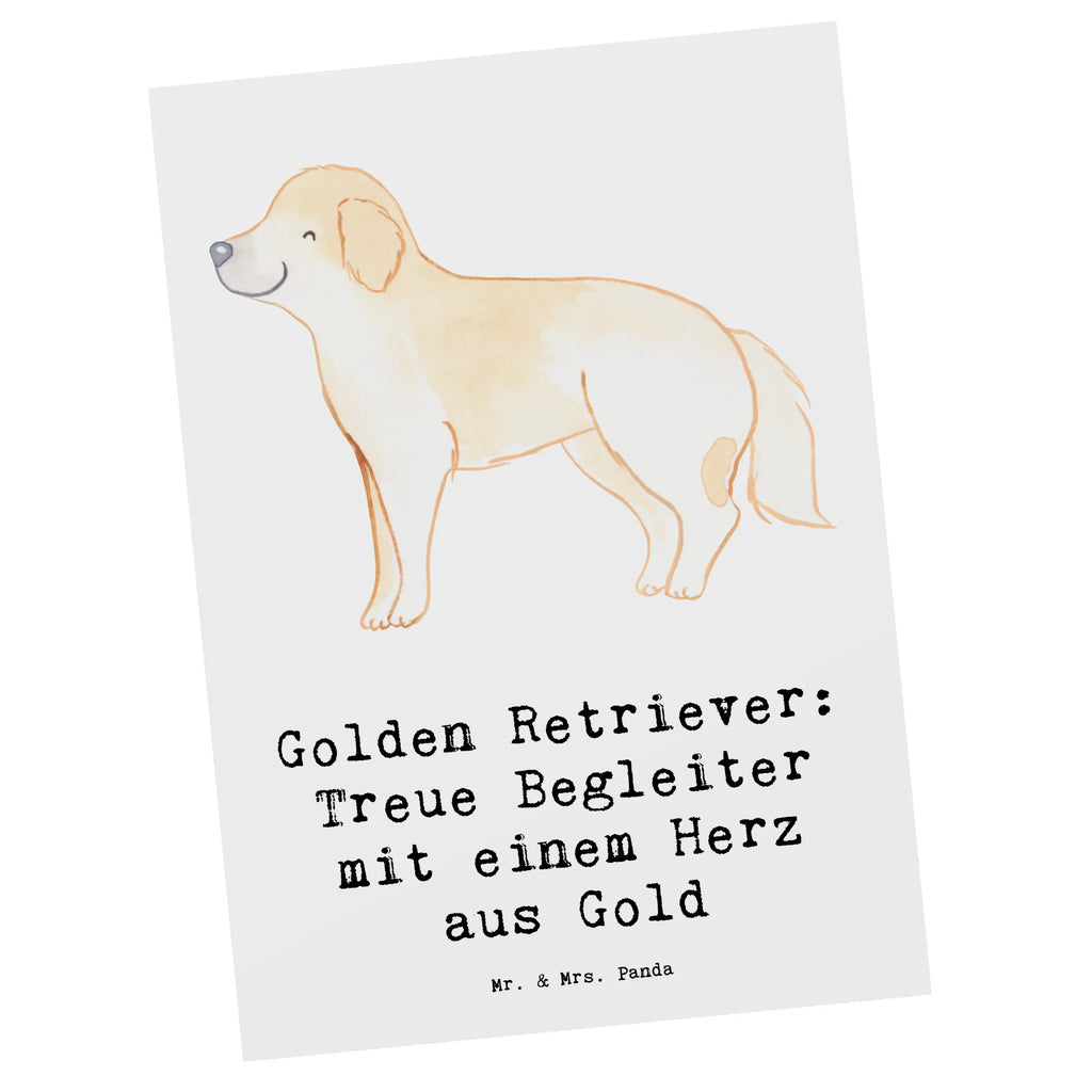 Postkarte Golden Retriever Freund Postkarte, Karte, Geschenkkarte, Grußkarte, Einladung, Ansichtskarte, Geburtstagskarte, Einladungskarte, Dankeskarte, Ansichtskarten, Einladung Geburtstag, Einladungskarten Geburtstag, Hund, Hunderasse, Rassehund, Hundebesitzer, Geschenk, Tierfreund, Schenken, Welpe