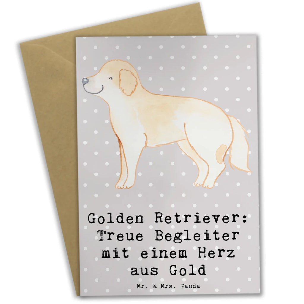 Grußkarte Golden Retriever Freund Grußkarte, Klappkarte, Einladungskarte, Glückwunschkarte, Hochzeitskarte, Geburtstagskarte, Karte, Ansichtskarten, Hund, Hunderasse, Rassehund, Hundebesitzer, Geschenk, Tierfreund, Schenken, Welpe