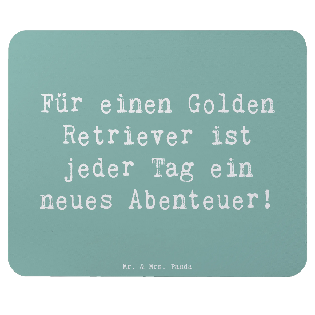 Mauspad Spruch Golden Retriever Abenteuer Mousepad, Computer zubehör, Büroausstattung, PC Zubehör, Arbeitszimmer, Mauspad, Einzigartiges Mauspad, Designer Mauspad, Mausunterlage, Mauspad Büro, Hund, Hunderasse, Rassehund, Hundebesitzer, Geschenk, Tierfreund, Schenken, Welpe