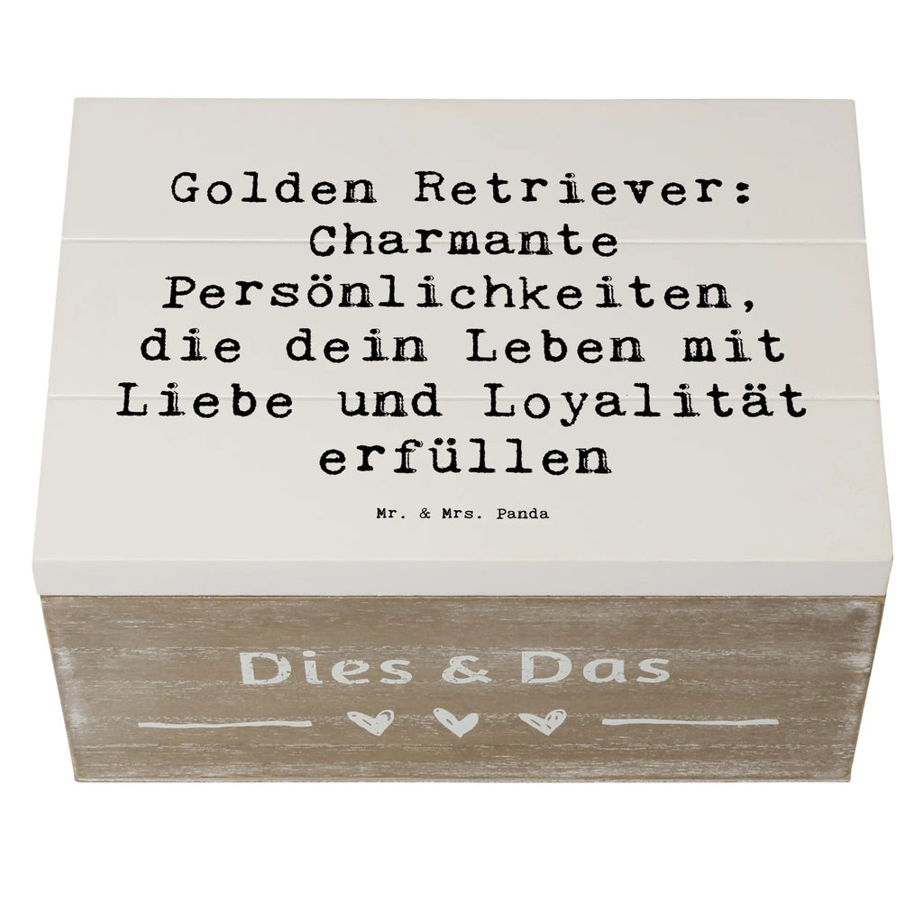 Holzkiste Spruch Golden Retriever Charme Holzkiste, Kiste, Schatzkiste, Truhe, Schatulle, XXL, Erinnerungsbox, Erinnerungskiste, Dekokiste, Aufbewahrungsbox, Geschenkbox, Geschenkdose, Hund, Hunderasse, Rassehund, Hundebesitzer, Geschenk, Tierfreund, Schenken, Welpe