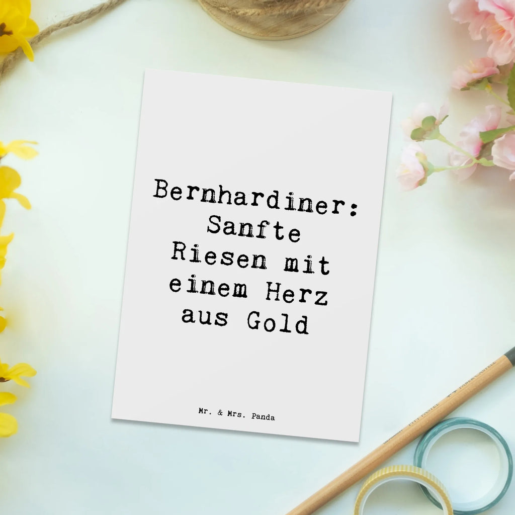 Postkarte Spruch Bernhardiner Herz Postkarte, Karte, Geschenkkarte, Grußkarte, Einladung, Ansichtskarte, Geburtstagskarte, Einladungskarte, Dankeskarte, Ansichtskarten, Einladung Geburtstag, Einladungskarten Geburtstag, Hund, Hunderasse, Rassehund, Hundebesitzer, Geschenk, Tierfreund, Schenken, Welpe