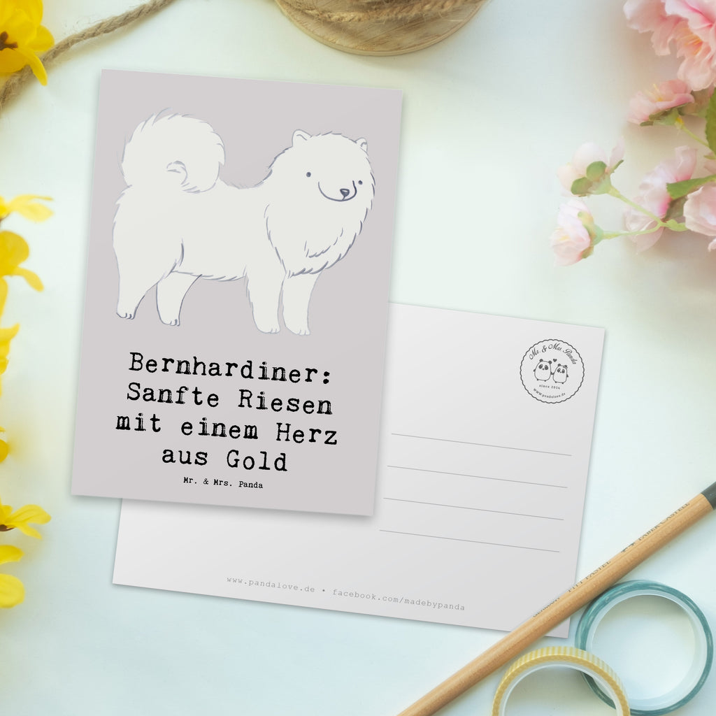 Postkarte Bernhardiner Herz Postkarte, Karte, Geschenkkarte, Grußkarte, Einladung, Ansichtskarte, Geburtstagskarte, Einladungskarte, Dankeskarte, Ansichtskarten, Einladung Geburtstag, Einladungskarten Geburtstag, Hund, Hunderasse, Rassehund, Hundebesitzer, Geschenk, Tierfreund, Schenken, Welpe