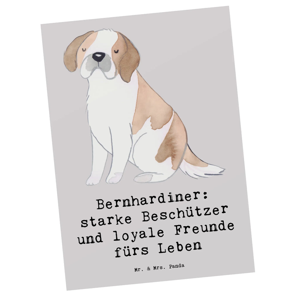 Postkarte Bernhardiner Treue Postkarte, Karte, Geschenkkarte, Grußkarte, Einladung, Ansichtskarte, Geburtstagskarte, Einladungskarte, Dankeskarte, Ansichtskarten, Einladung Geburtstag, Einladungskarten Geburtstag, Hund, Hunderasse, Rassehund, Hundebesitzer, Geschenk, Tierfreund, Schenken, Welpe