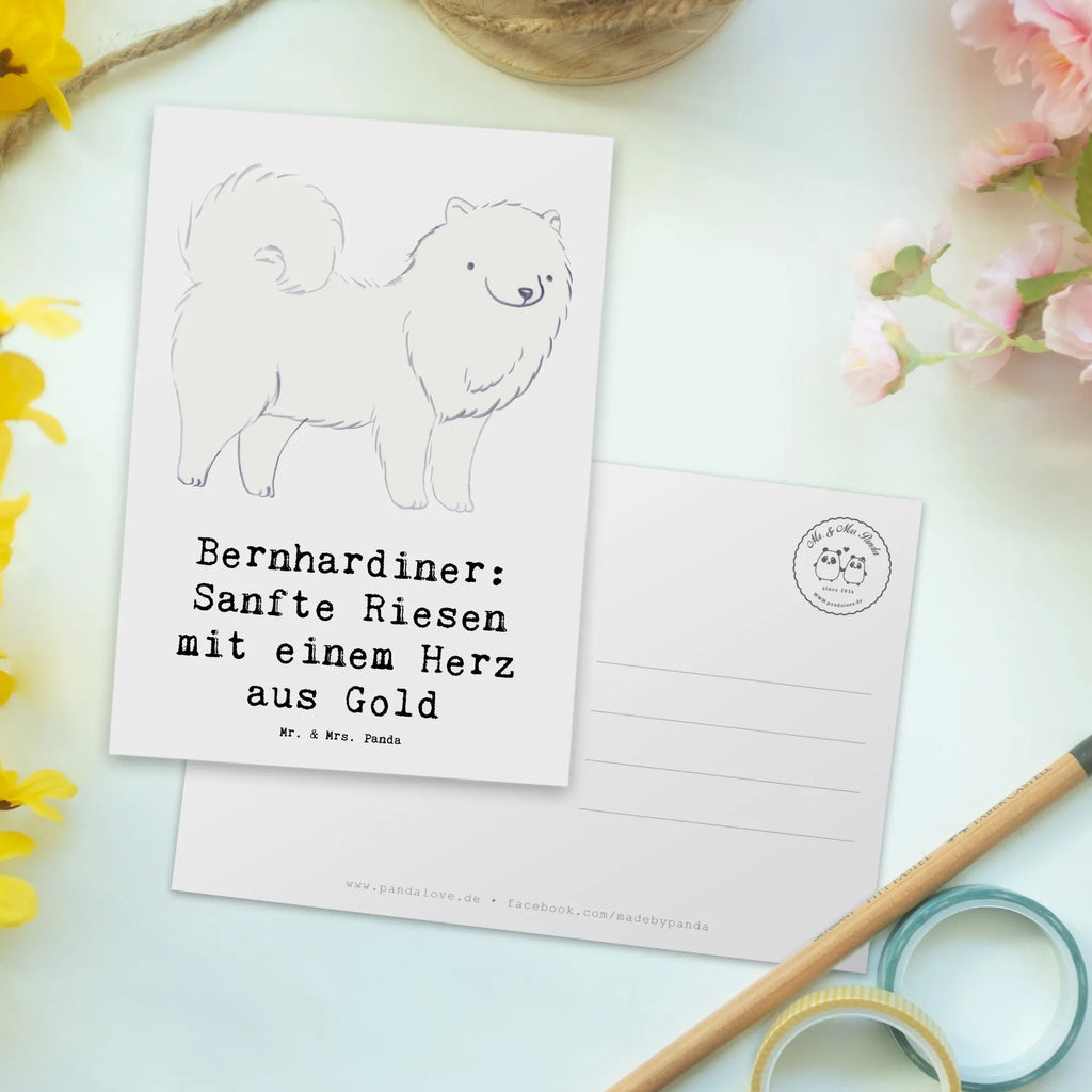 Postkarte Bernhardiner Herz Postkarte, Karte, Geschenkkarte, Grußkarte, Einladung, Ansichtskarte, Geburtstagskarte, Einladungskarte, Dankeskarte, Ansichtskarten, Einladung Geburtstag, Einladungskarten Geburtstag, Hund, Hunderasse, Rassehund, Hundebesitzer, Geschenk, Tierfreund, Schenken, Welpe