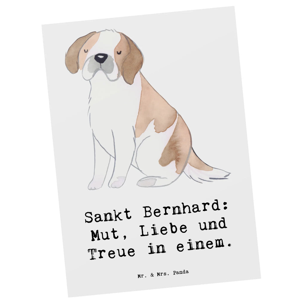 Postkarte Sankt Bernhard Postkarte, Karte, Geschenkkarte, Grußkarte, Einladung, Ansichtskarte, Geburtstagskarte, Einladungskarte, Dankeskarte, Ansichtskarten, Einladung Geburtstag, Einladungskarten Geburtstag, Hund, Hunderasse, Rassehund, Hundebesitzer, Geschenk, Tierfreund, Schenken, Welpe