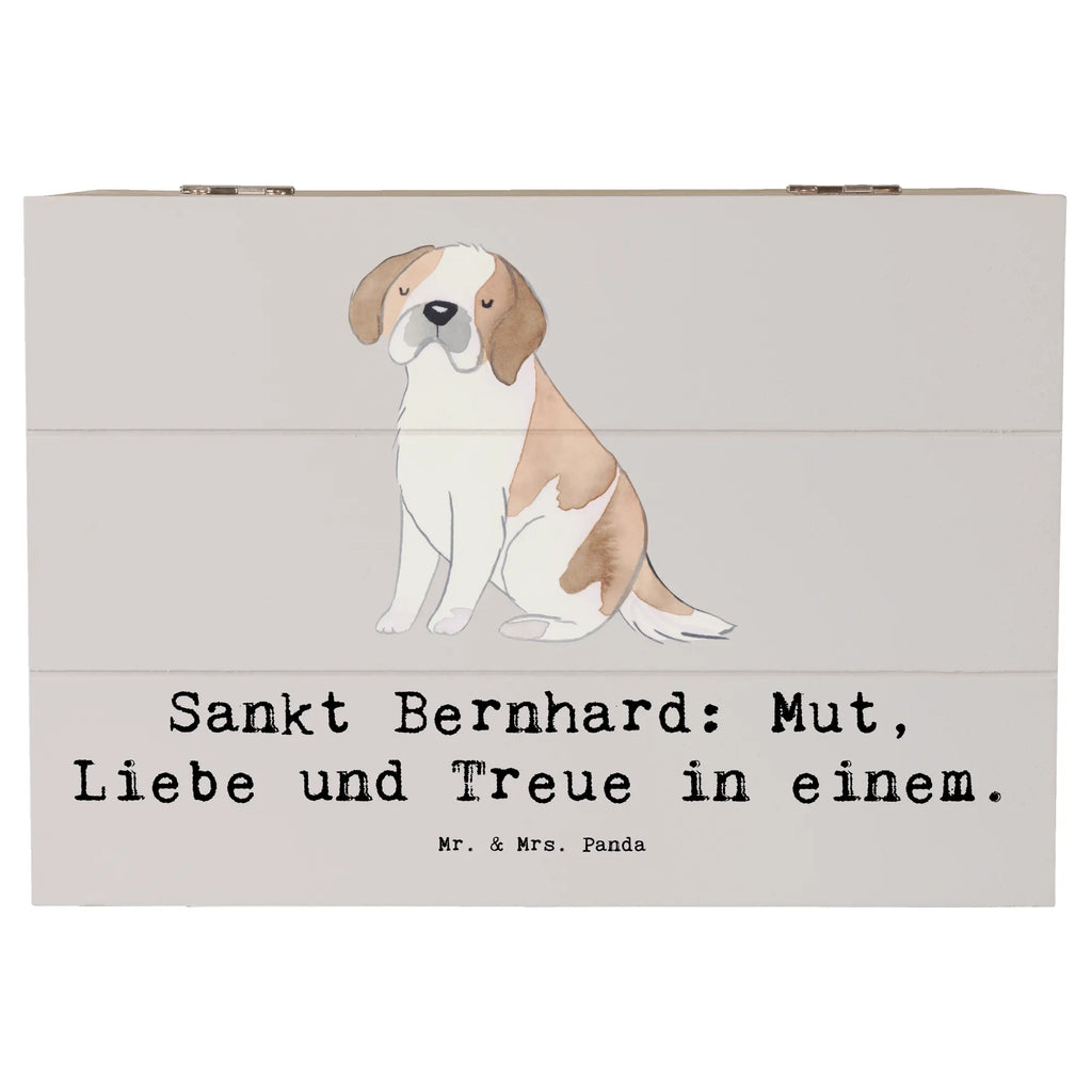 Holzkiste Sankt Bernhard Holzkiste, Kiste, Schatzkiste, Truhe, Schatulle, XXL, Erinnerungsbox, Erinnerungskiste, Dekokiste, Aufbewahrungsbox, Geschenkbox, Geschenkdose, Hund, Hunderasse, Rassehund, Hundebesitzer, Geschenk, Tierfreund, Schenken, Welpe