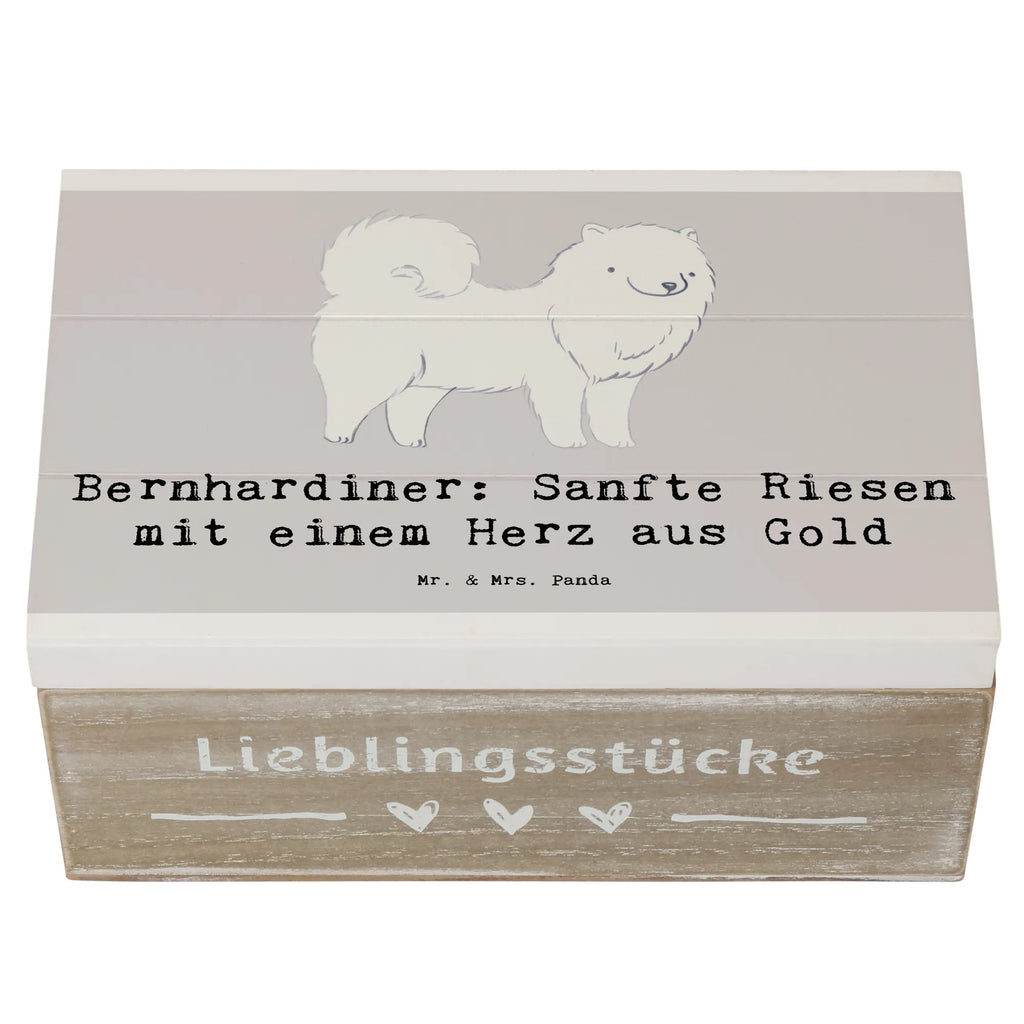 Holzkiste Bernhardiner Herz Holzkiste, Kiste, Schatzkiste, Truhe, Schatulle, XXL, Erinnerungsbox, Erinnerungskiste, Dekokiste, Aufbewahrungsbox, Geschenkbox, Geschenkdose, Hund, Hunderasse, Rassehund, Hundebesitzer, Geschenk, Tierfreund, Schenken, Welpe