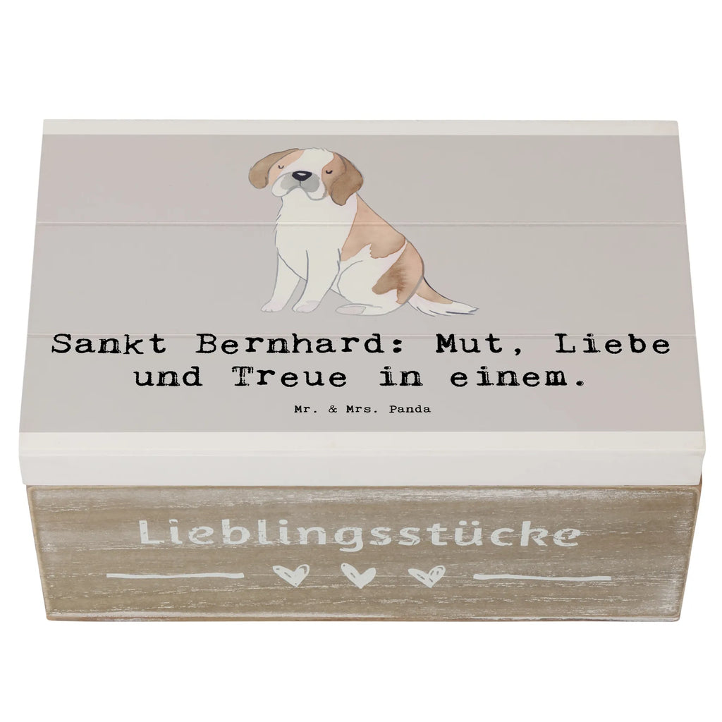 Holzkiste Sankt Bernhard Holzkiste, Kiste, Schatzkiste, Truhe, Schatulle, XXL, Erinnerungsbox, Erinnerungskiste, Dekokiste, Aufbewahrungsbox, Geschenkbox, Geschenkdose, Hund, Hunderasse, Rassehund, Hundebesitzer, Geschenk, Tierfreund, Schenken, Welpe