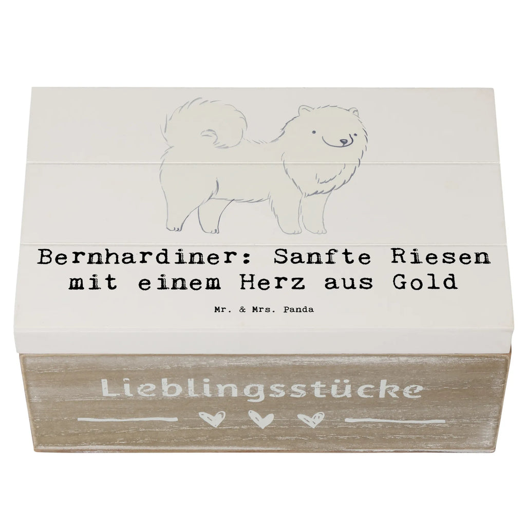 Holzkiste Bernhardiner Herz Holzkiste, Kiste, Schatzkiste, Truhe, Schatulle, XXL, Erinnerungsbox, Erinnerungskiste, Dekokiste, Aufbewahrungsbox, Geschenkbox, Geschenkdose, Hund, Hunderasse, Rassehund, Hundebesitzer, Geschenk, Tierfreund, Schenken, Welpe