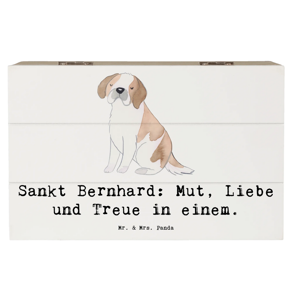 Holzkiste Sankt Bernhard Holzkiste, Kiste, Schatzkiste, Truhe, Schatulle, XXL, Erinnerungsbox, Erinnerungskiste, Dekokiste, Aufbewahrungsbox, Geschenkbox, Geschenkdose, Hund, Hunderasse, Rassehund, Hundebesitzer, Geschenk, Tierfreund, Schenken, Welpe