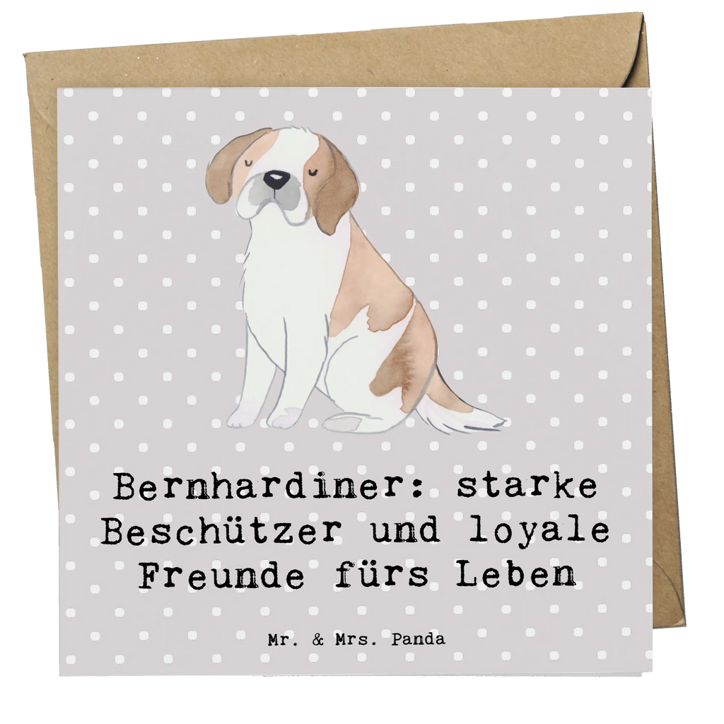 Deluxe Karte Bernhardiner Treue Karte, Grußkarte, Klappkarte, Einladungskarte, Glückwunschkarte, Hochzeitskarte, Geburtstagskarte, Hochwertige Grußkarte, Hochwertige Klappkarte, Hund, Hunderasse, Rassehund, Hundebesitzer, Geschenk, Tierfreund, Schenken, Welpe