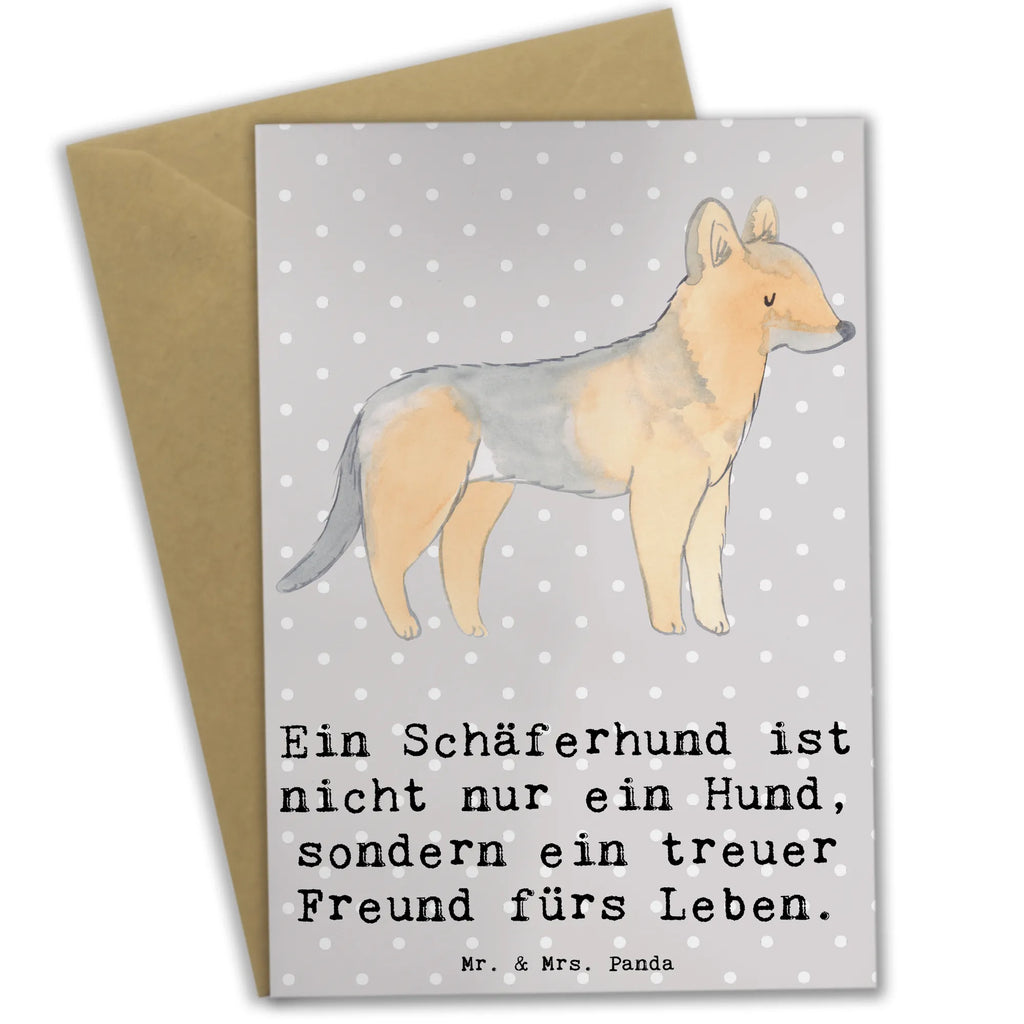 Grußkarte Schäferhund Freund Grußkarte, Klappkarte, Einladungskarte, Glückwunschkarte, Hochzeitskarte, Geburtstagskarte, Karte, Ansichtskarten, Hund, Hunderasse, Rassehund, Hundebesitzer, Geschenk, Tierfreund, Schenken, Welpe