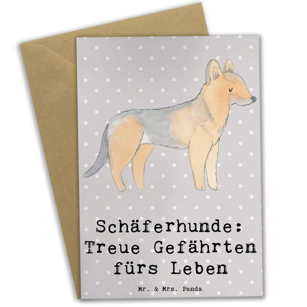 Grußkarte Schäferhund Gefährten Grußkarte, Klappkarte, Einladungskarte, Glückwunschkarte, Hochzeitskarte, Geburtstagskarte, Karte, Ansichtskarten, Hund, Hunderasse, Rassehund, Hundebesitzer, Geschenk, Tierfreund, Schenken, Welpe