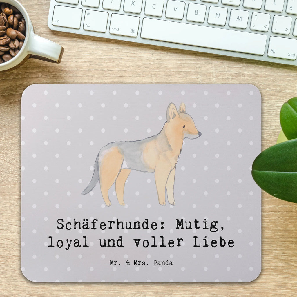 Mauspad Schäferhunde Freundschaft Mousepad, Computer zubehör, Büroausstattung, PC Zubehör, Arbeitszimmer, Mauspad, Einzigartiges Mauspad, Designer Mauspad, Mausunterlage, Mauspad Büro, Hund, Hunderasse, Rassehund, Hundebesitzer, Geschenk, Tierfreund, Schenken, Welpe