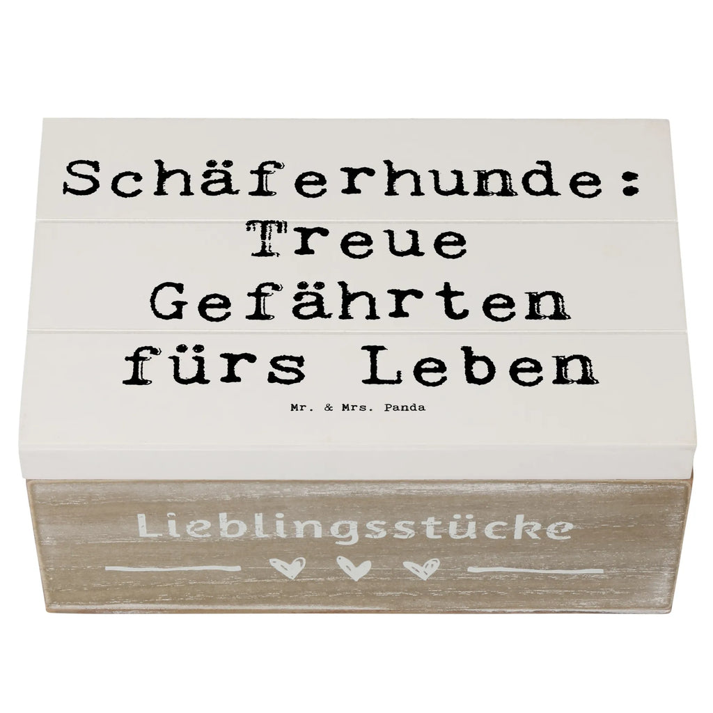 Holzkiste Spruch Schäferhund Gefährten Holzkiste, Kiste, Schatzkiste, Truhe, Schatulle, XXL, Erinnerungsbox, Erinnerungskiste, Dekokiste, Aufbewahrungsbox, Geschenkbox, Geschenkdose, Hund, Hunderasse, Rassehund, Hundebesitzer, Geschenk, Tierfreund, Schenken, Welpe