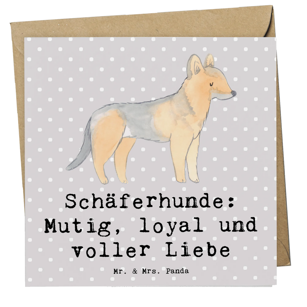 Deluxe Karte Schäferhunde Freundschaft Karte, Grußkarte, Klappkarte, Einladungskarte, Glückwunschkarte, Hochzeitskarte, Geburtstagskarte, Hochwertige Grußkarte, Hochwertige Klappkarte, Hund, Hunderasse, Rassehund, Hundebesitzer, Geschenk, Tierfreund, Schenken, Welpe